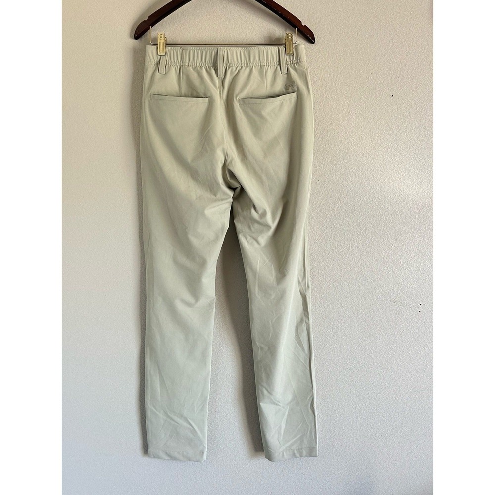 Under Armour Khaki Men's 30/32 Straight Flat Front UA Flex Pant - Picture 2 of 7